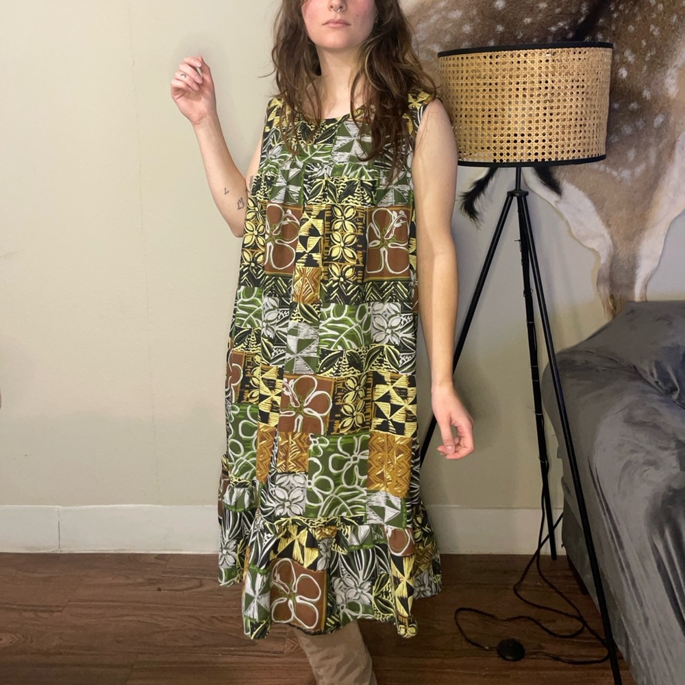Vintage Anthony Richard’s Funky Print Mini Dress